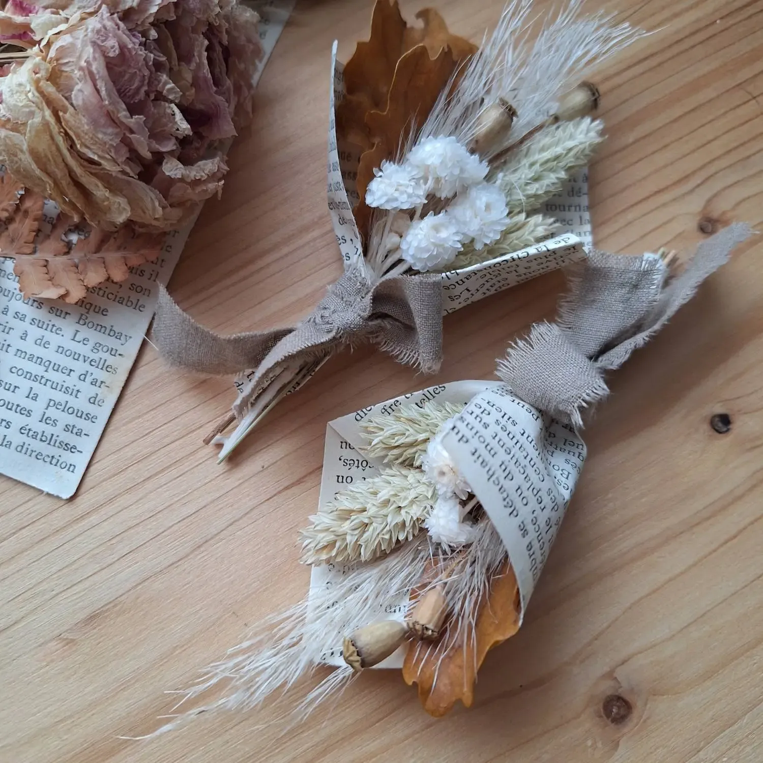 Mini bouquet “lecture d’automne”