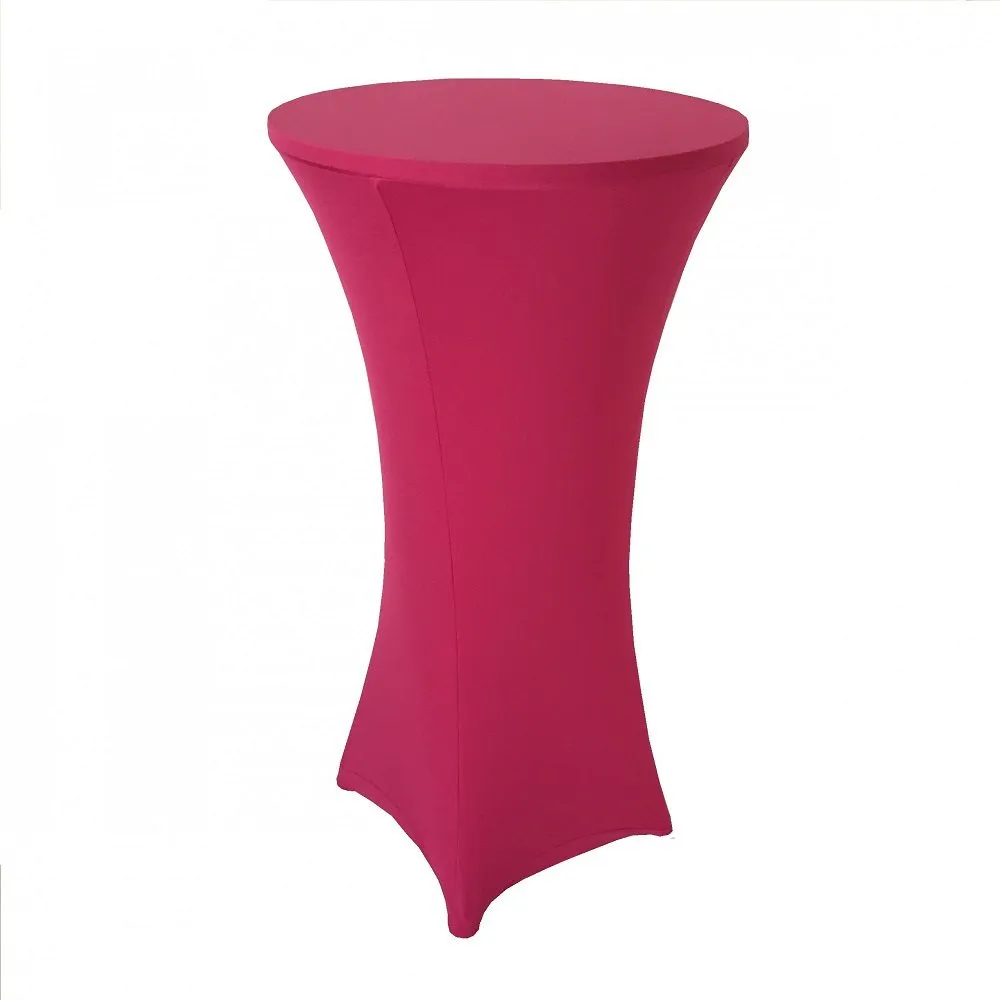 Nappe table mange-debout fuschia