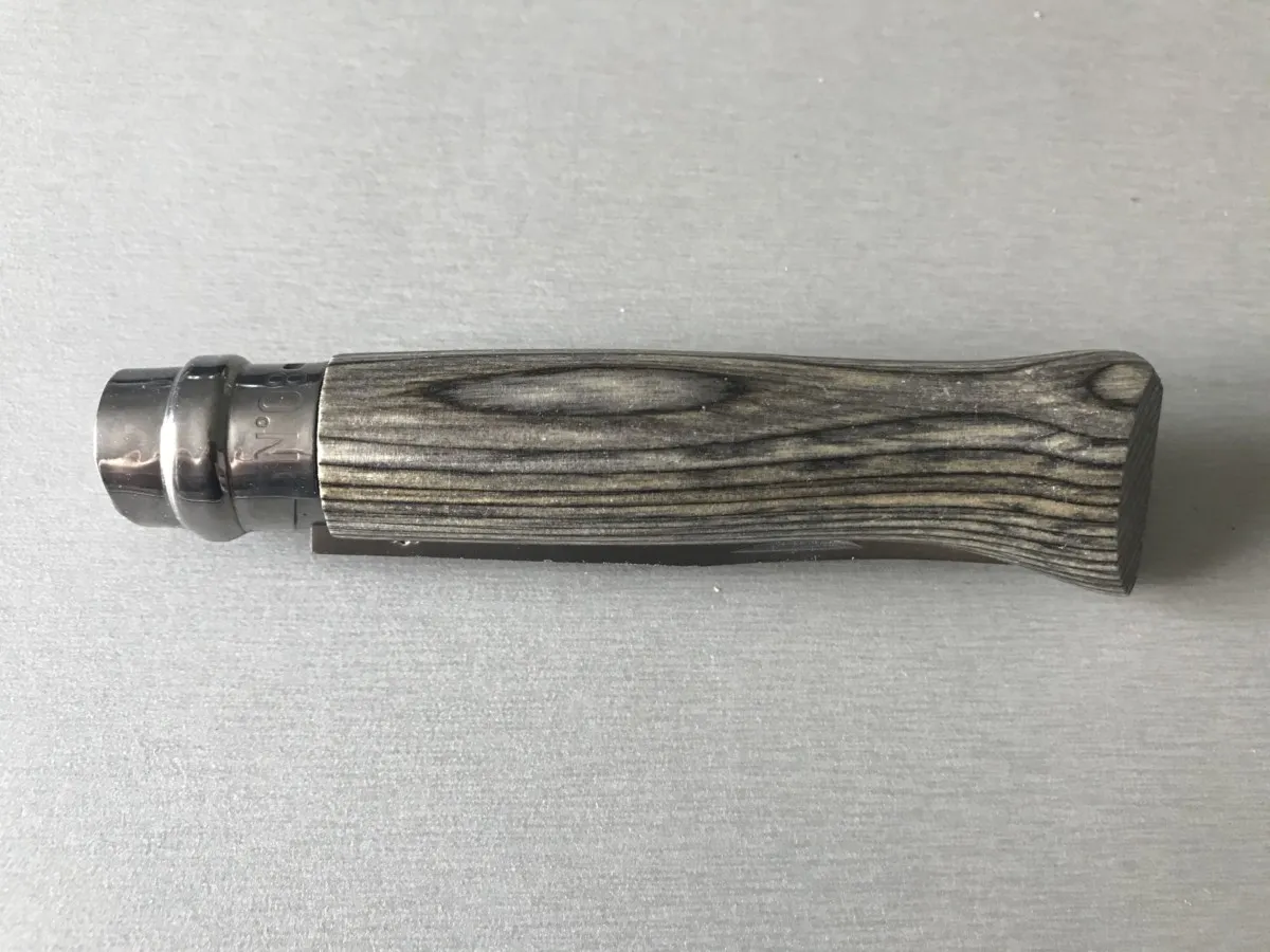 Opinel n°8 Bouleau lamellé gris – Image 3