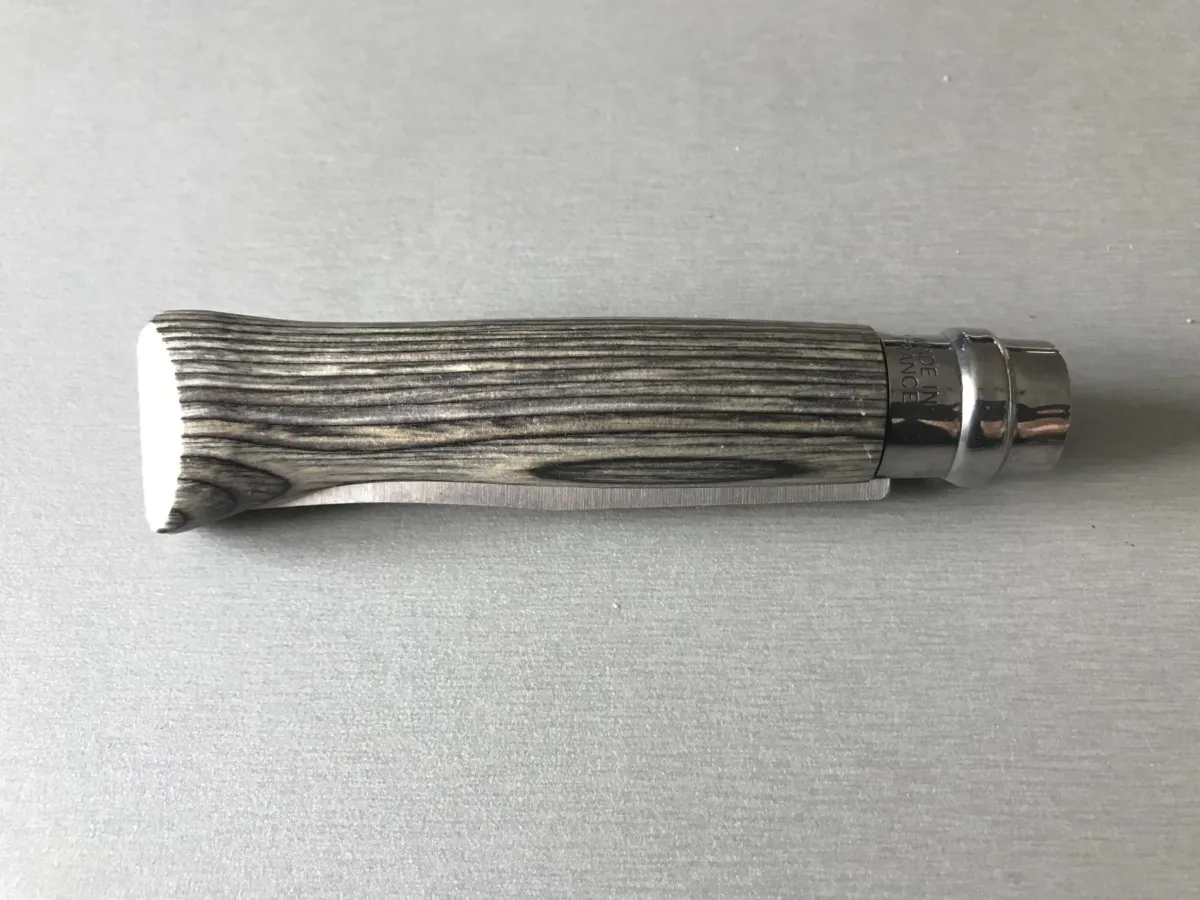 Opinel n°8 Bouleau lamellé gris – Image 4