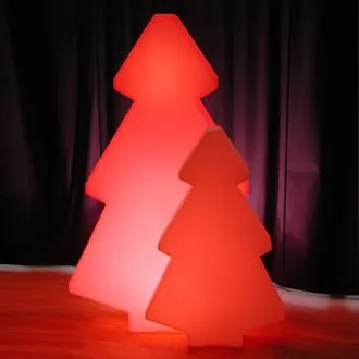 Sapin lumineux LED 1,5 m rouge