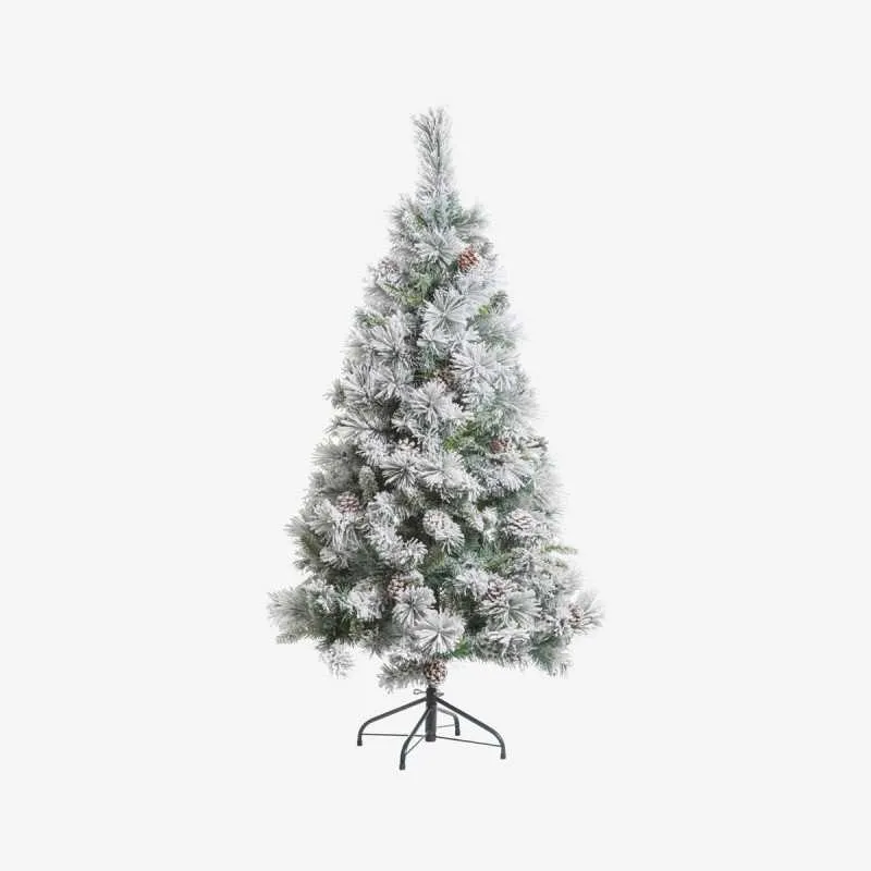 SOIR DE NOEL sapin floqué H150