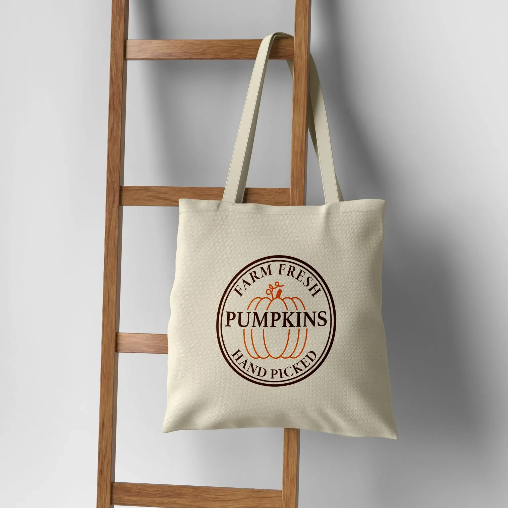 Tote bag citrouille “Farm Fresh Pumpkins”