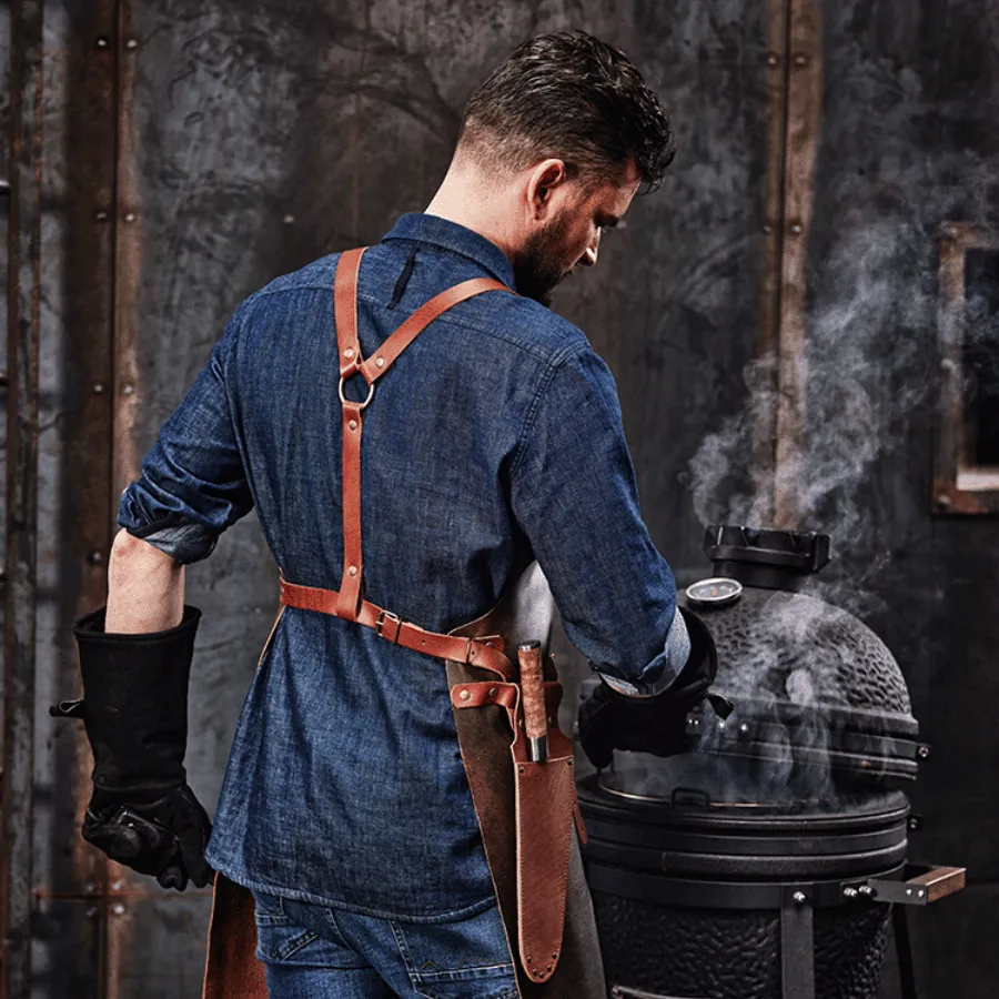 Tablier professionnel cuir New York Xapron – Image 6