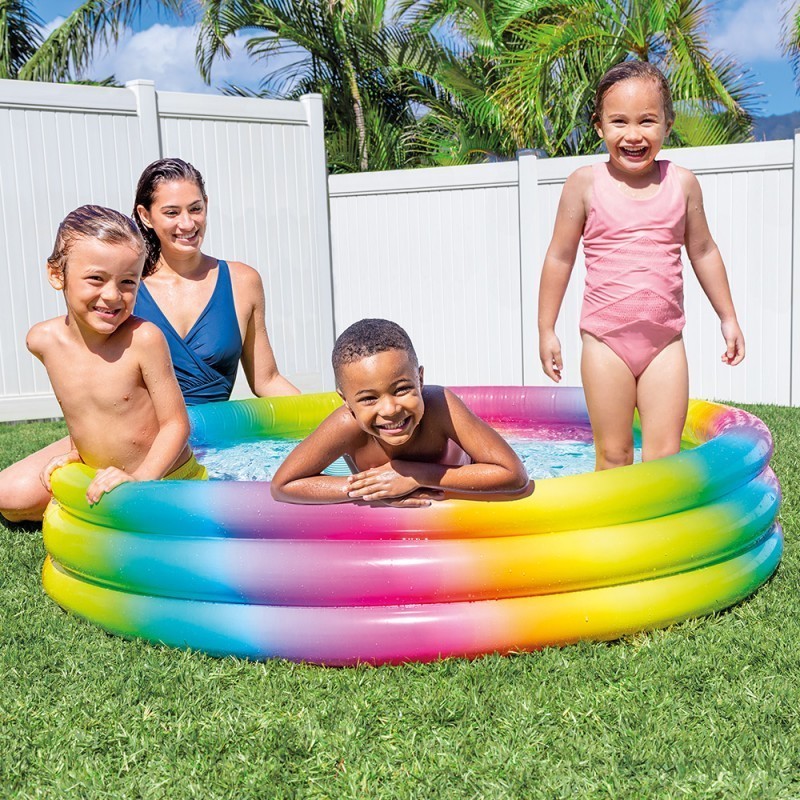 Intex 58439 Petite piscine Rainbow (ø)147 x (h)33 cm – Image 3