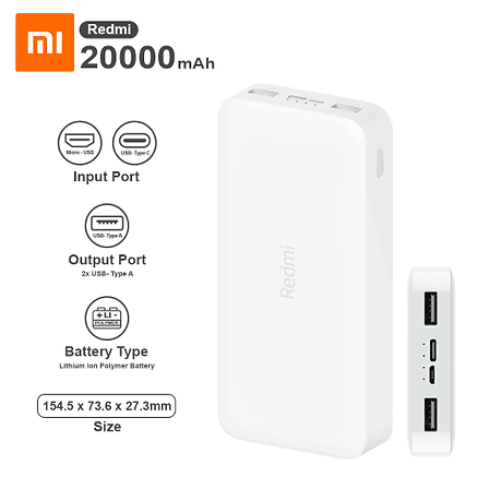 Xiaomi Power bank redmi XIAOMI 20000mah – Image 3