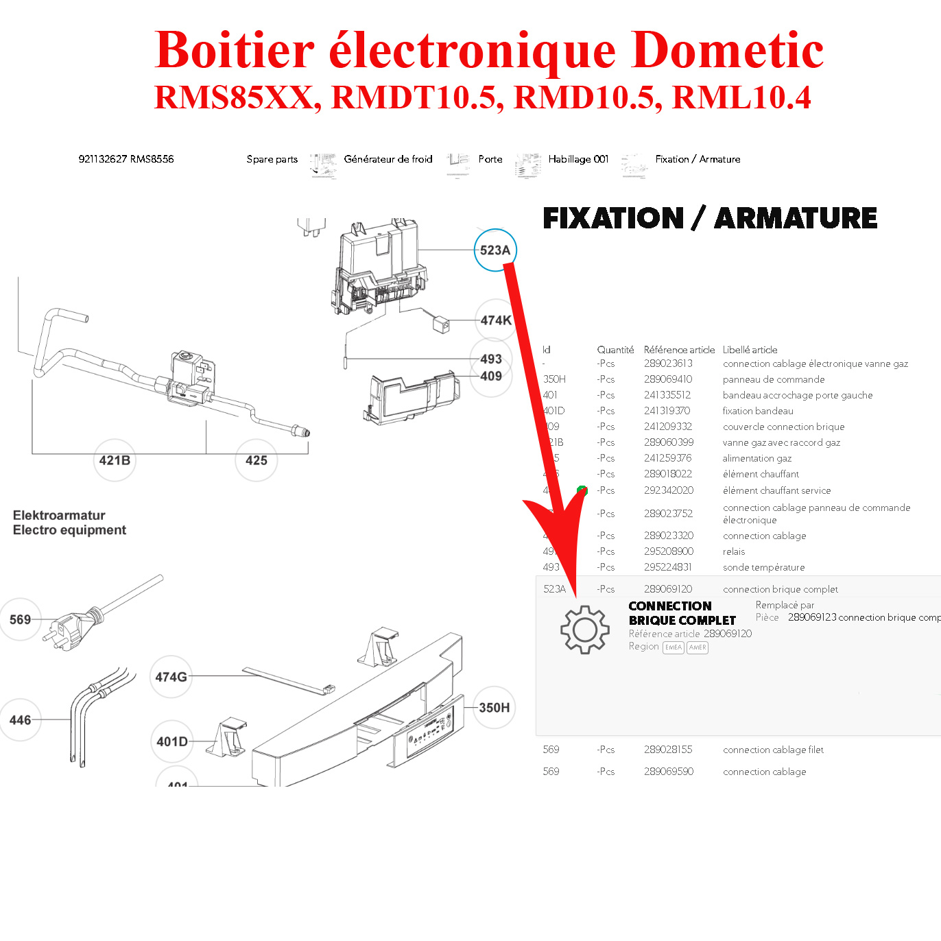 Dometic, boitier electronique 289069141 pour RMD10.5, RML10.4, RML9336, RMD8556, RMS8556… par Dometic – Image 4