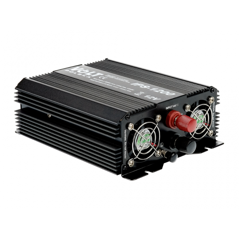 Tranformateur 24V en 220V , convertisseur avec deux prises 220V avec une puissance 1200W – Image 4