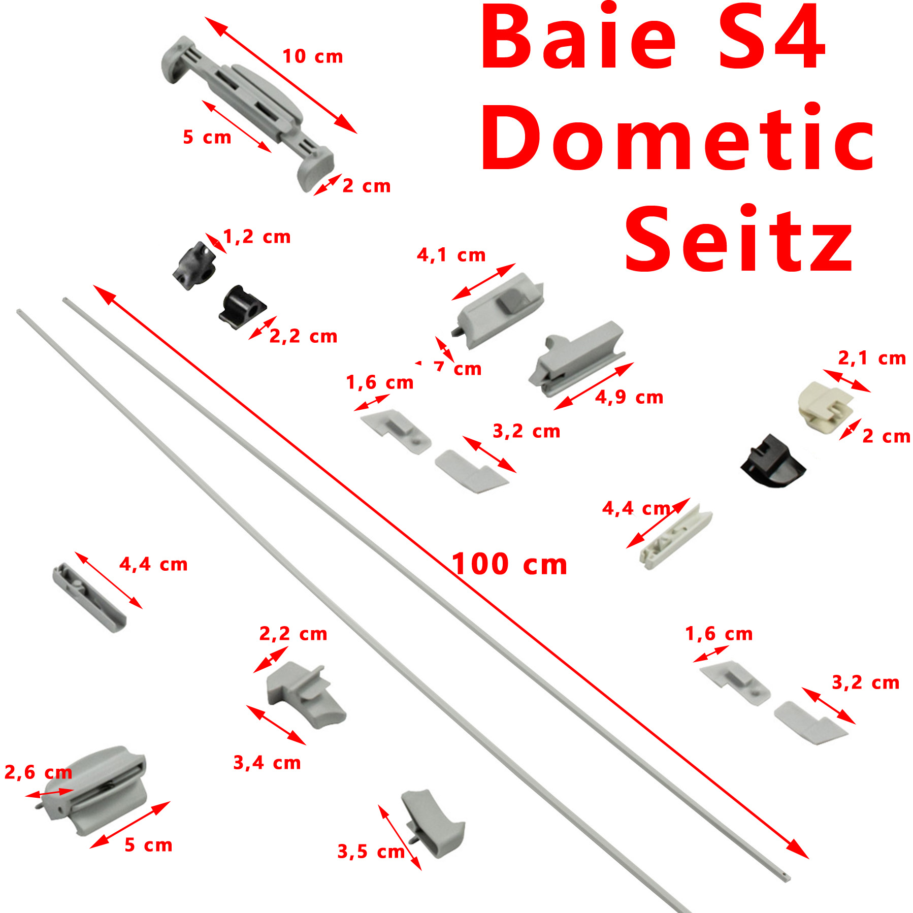 Dometic Kit de montage afin de réparer les Baie S3 et S4