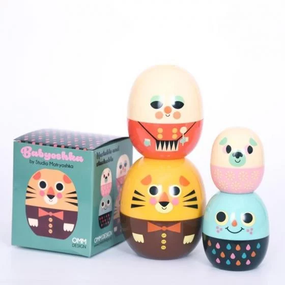 Poupées gigognes Babyoshka Ingela Arrhenius / OMM Design Vert