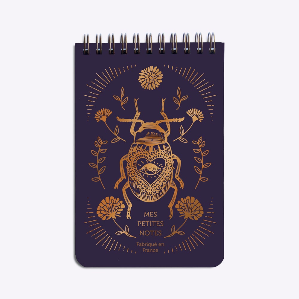 Bloc-notes Scarabée Les Editions du Paon