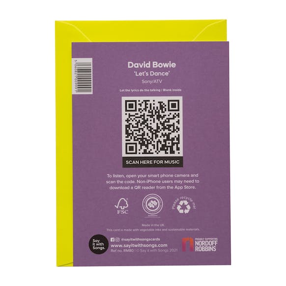 Carte Let’s dance – Say It With Songs – Image 2