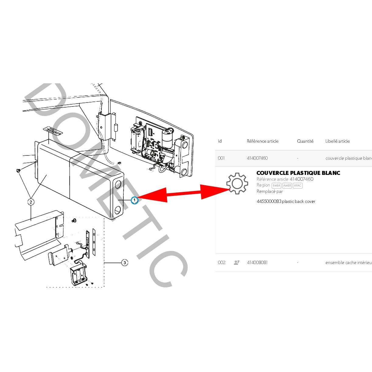 Couvercle en plastic blanc des coffre fort: Save MD281, MD282, MD283, MD361, MD362, MD383, MD406, MD407, MD408, MD432, MD492, MD493 par Dometic – SERA DISPONIBLE VERS LE 17 MARS 2025 – Image 4