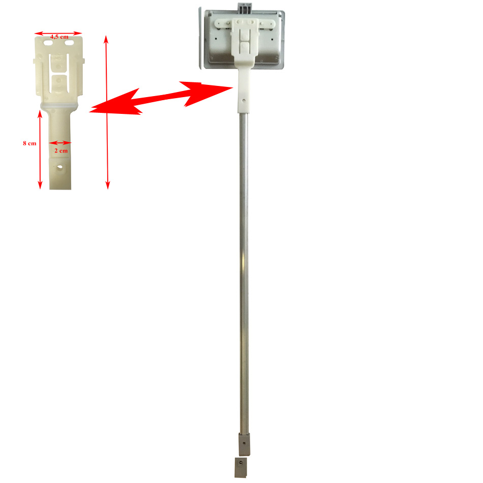 Partie plastique qui relie la poignée à la tige métalique de la fermeture de la porte des CRX Dometic – Image 3