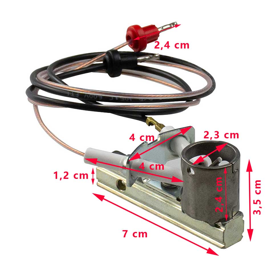Brûleur sans injecteur pour réfrigérateur RMXXXX Dometic