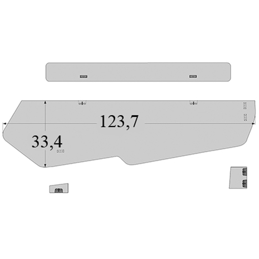Tablette longue Volvo FH 4 pour les modèles produit entre 2013 et décembre 2019 – Image 5
