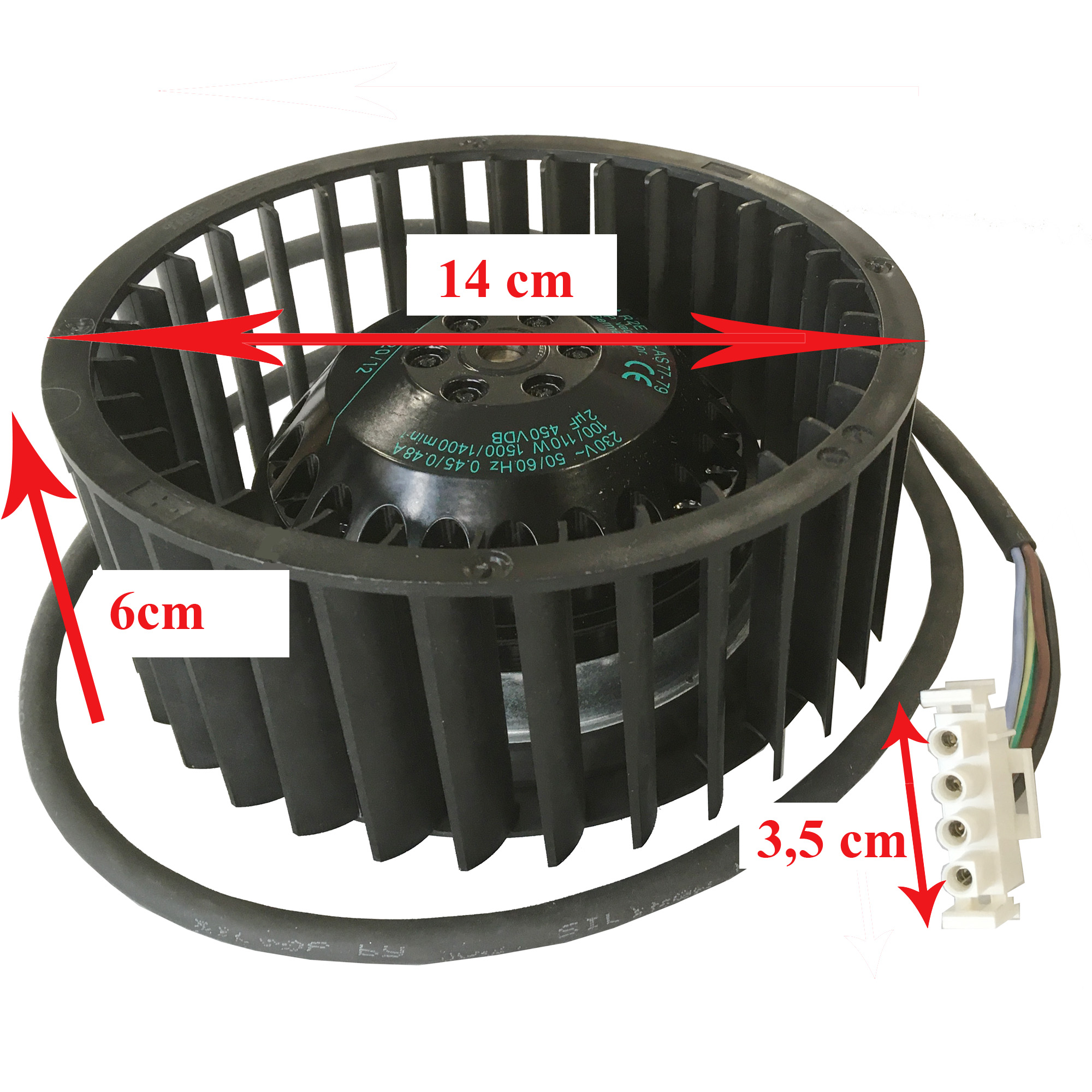 Dometic ventilateur evaporateur arriere pour Freshjet 1100 et Freshjet 1700, FJ1100, FJ1700 de Dometic