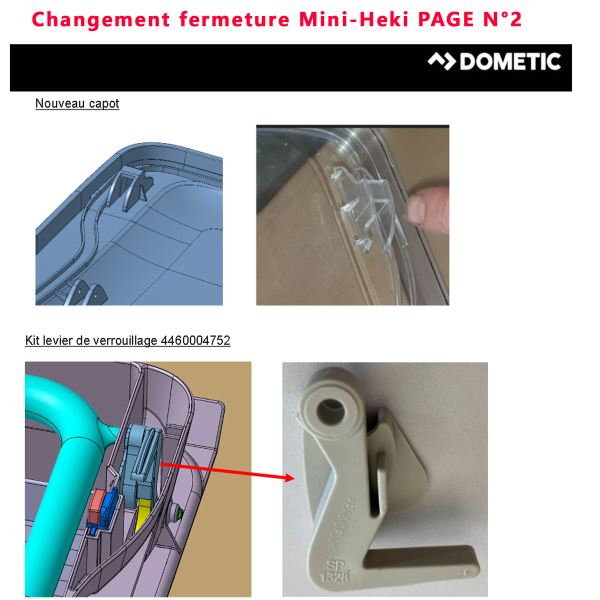 Dôme du lanterneau mini-heki en plexiglass ou acrylique ou couvercle en plexiglass complet pour MINI-HEKI sans ventilation renforcé par Dometic – Image 3