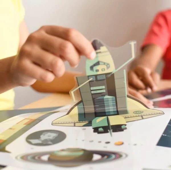 Poster pédagogique + 40 stickers – Astronomie (8-12 ans) – Image 5