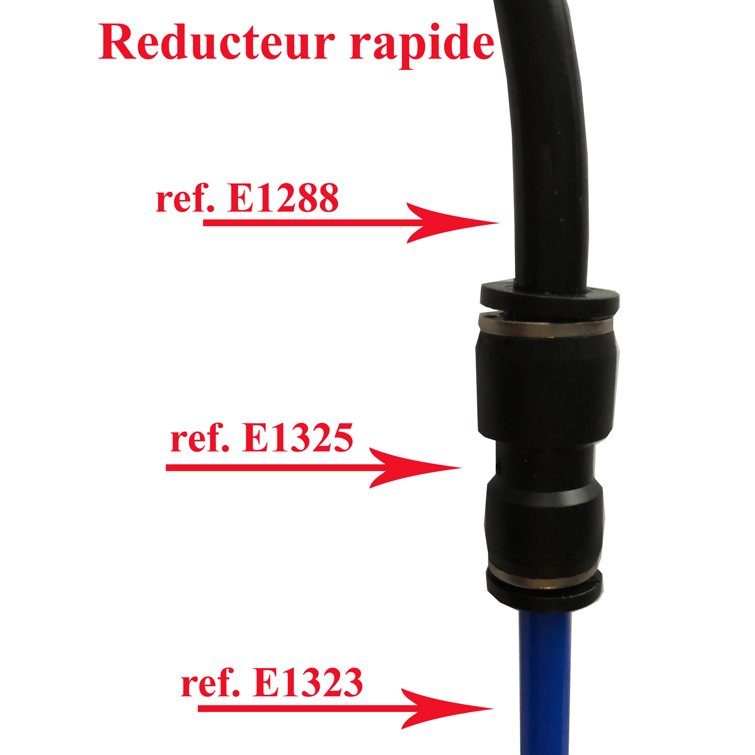 Tuyau d’alimentation d’air pneumatique au mètre, Bleu de diamètre extérieur : 6 mm – Image 9