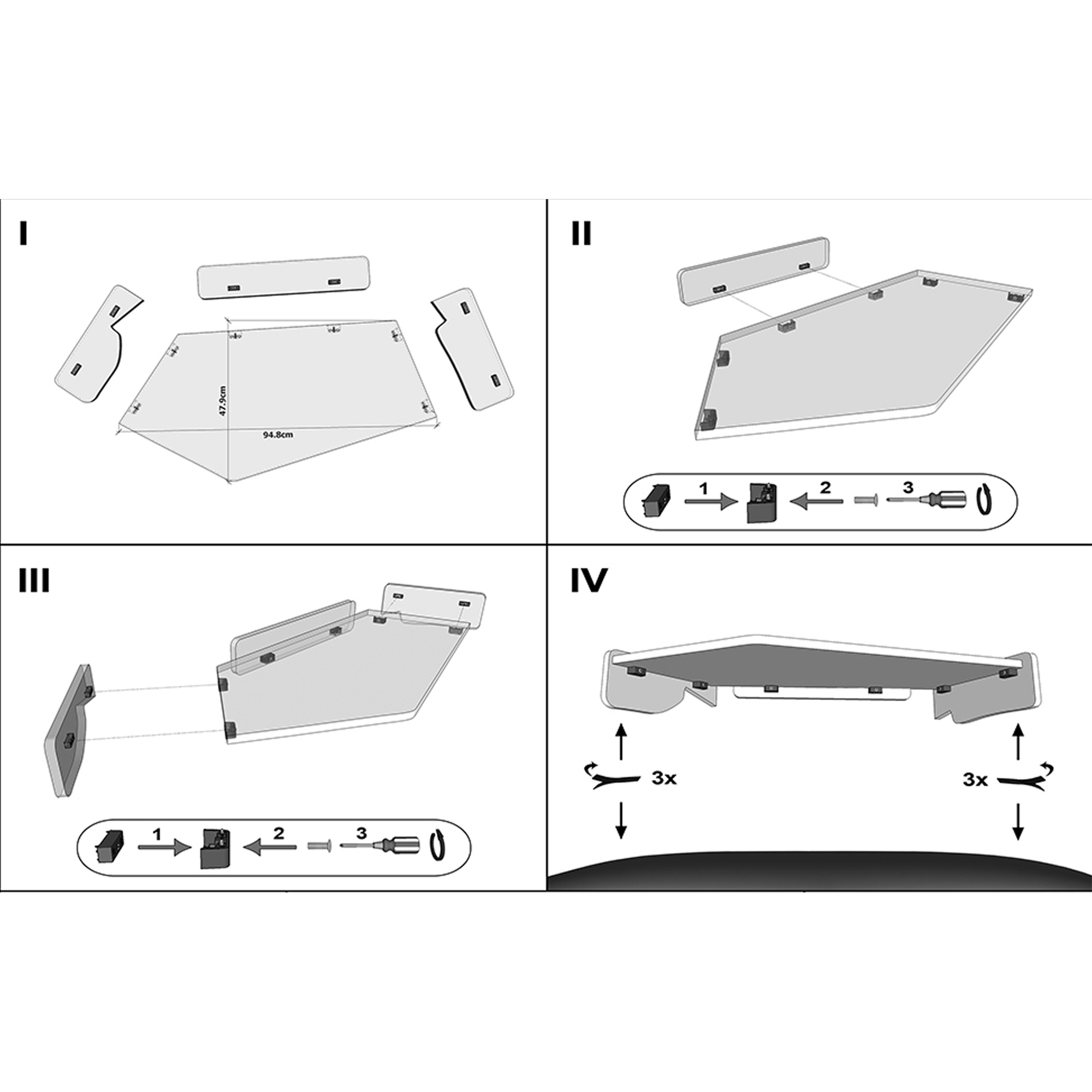 Tablette centrale classic Volvo FH4 compatible pour les modèles produit entre 2013 et décembre 2019 – Image 5