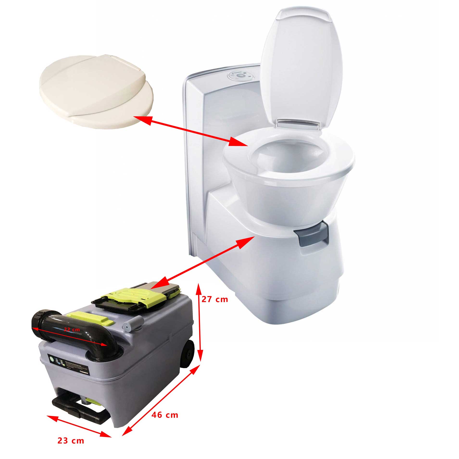 Kit de remplacement pour toilette CT3000 et CT4000 par Dometic – Image 2