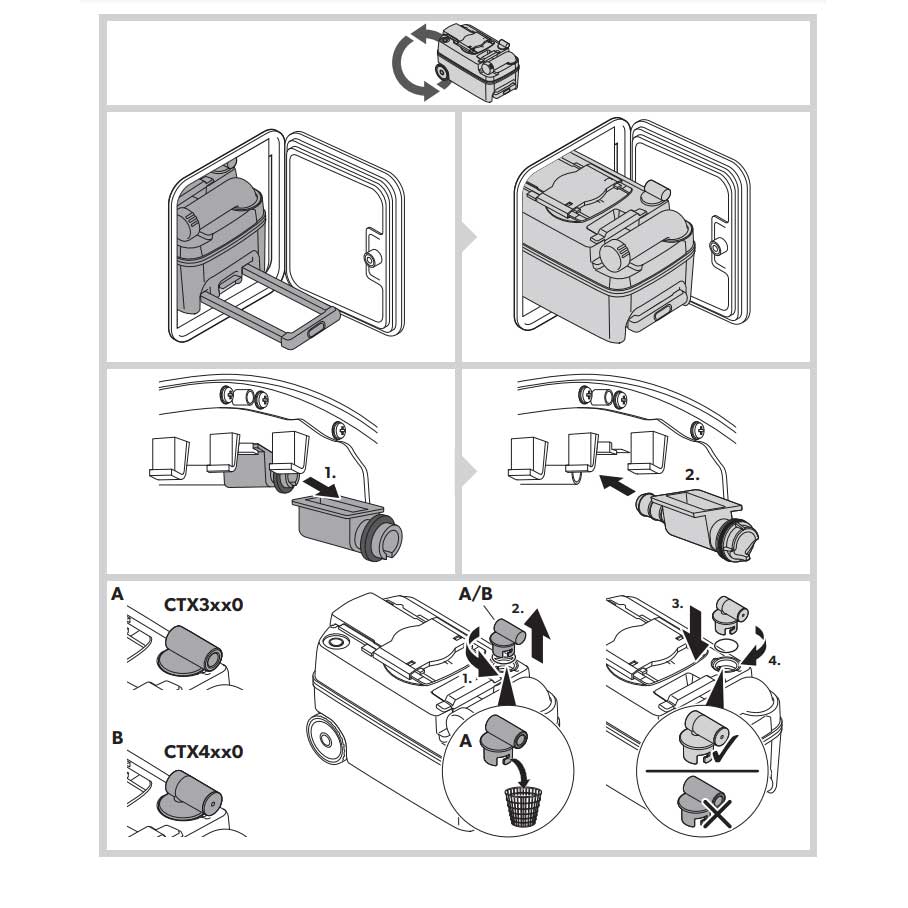 Kit de remplacement pour toilette CT3000 et CT4000 par Dometic – Image 5