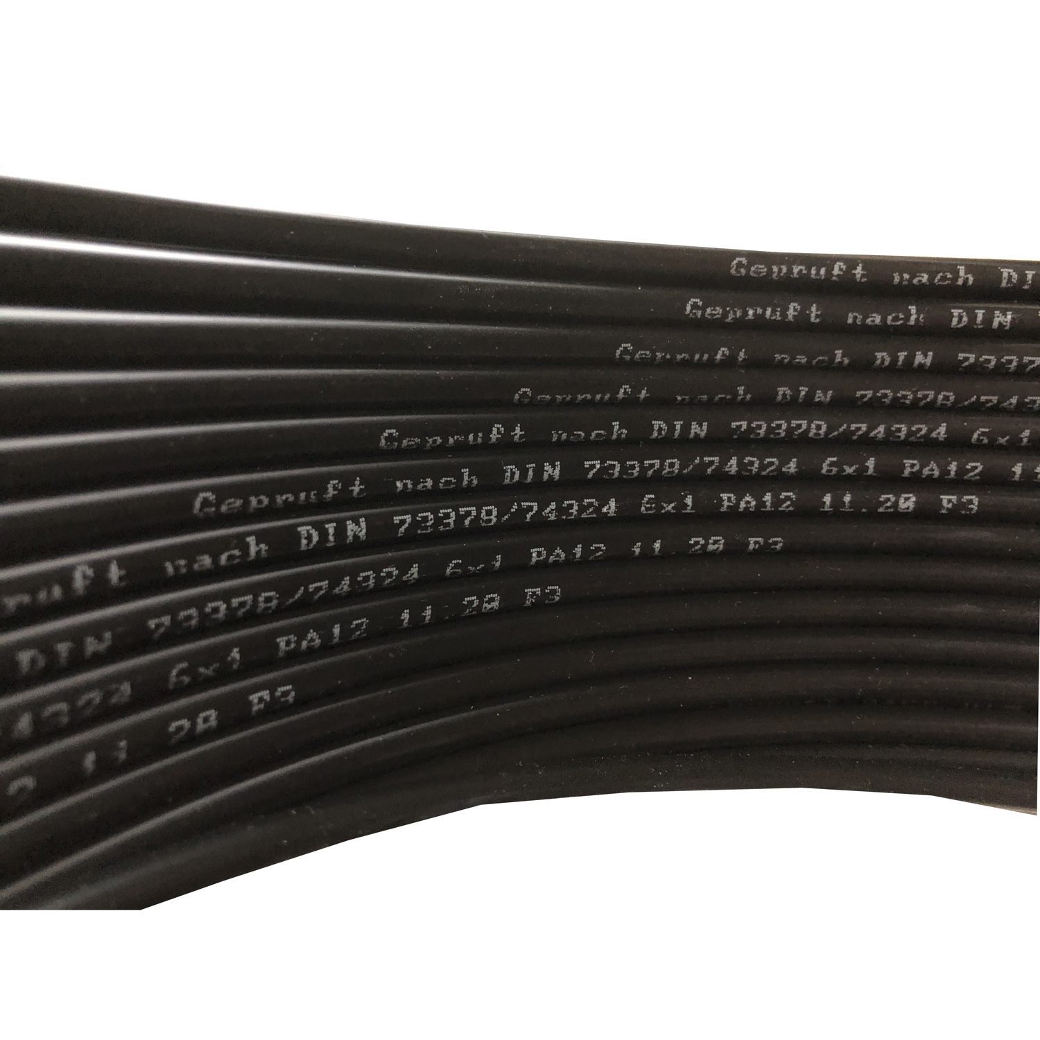 Tuyau d’alimentation d’air pneumatique noir au mètre, diamètre extérieur : 6 mm – Image 2