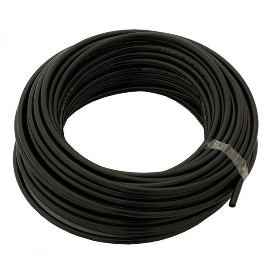 Tuyau d’alimentation d’air pneumatique noir au mètre, diamètre extérieur : 6 mm