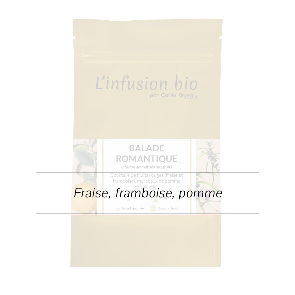 Cafés Querry recharge Balade Romantique bio 100g