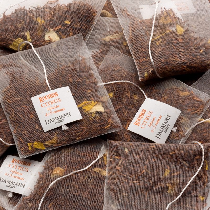 Dammann Frères sachets Cristal Rooibos Citrus 50g – Image 2