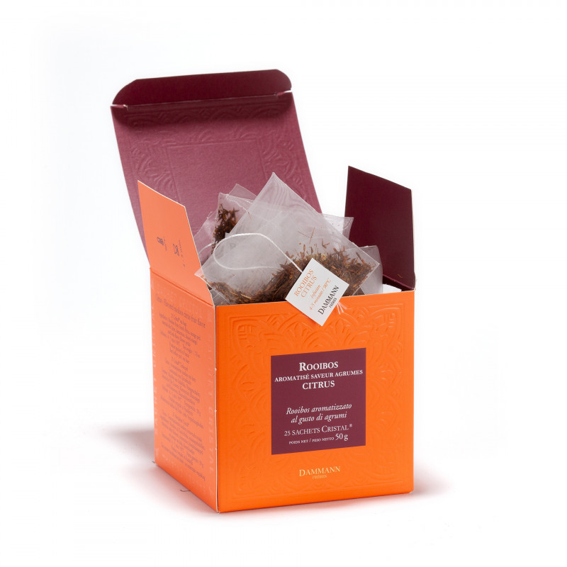 Dammann Frères sachets Cristal Rooibos Citrus 50g
