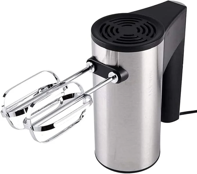 Batteuse Électrique Fouet et crochet à 5 vitesses en acier inoxydable – Image 3