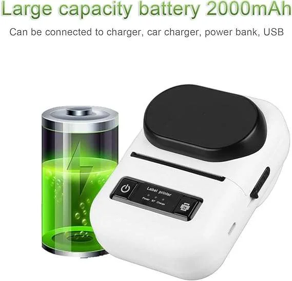 Imprimante de Reçus, mini imprimante Thermique avec Prise UE pour Connecter Plusieurs Appareils pour Centre Commercial – Image 6