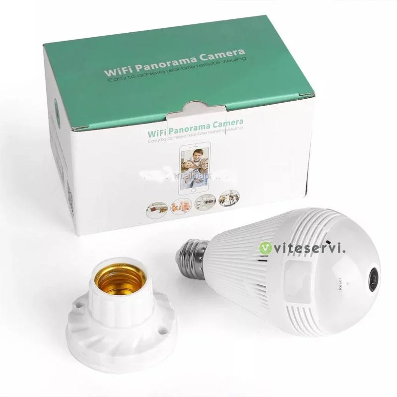 Ampoule Caméra De Surveillance Sans Fil rotative 360 Degrés – Image 2