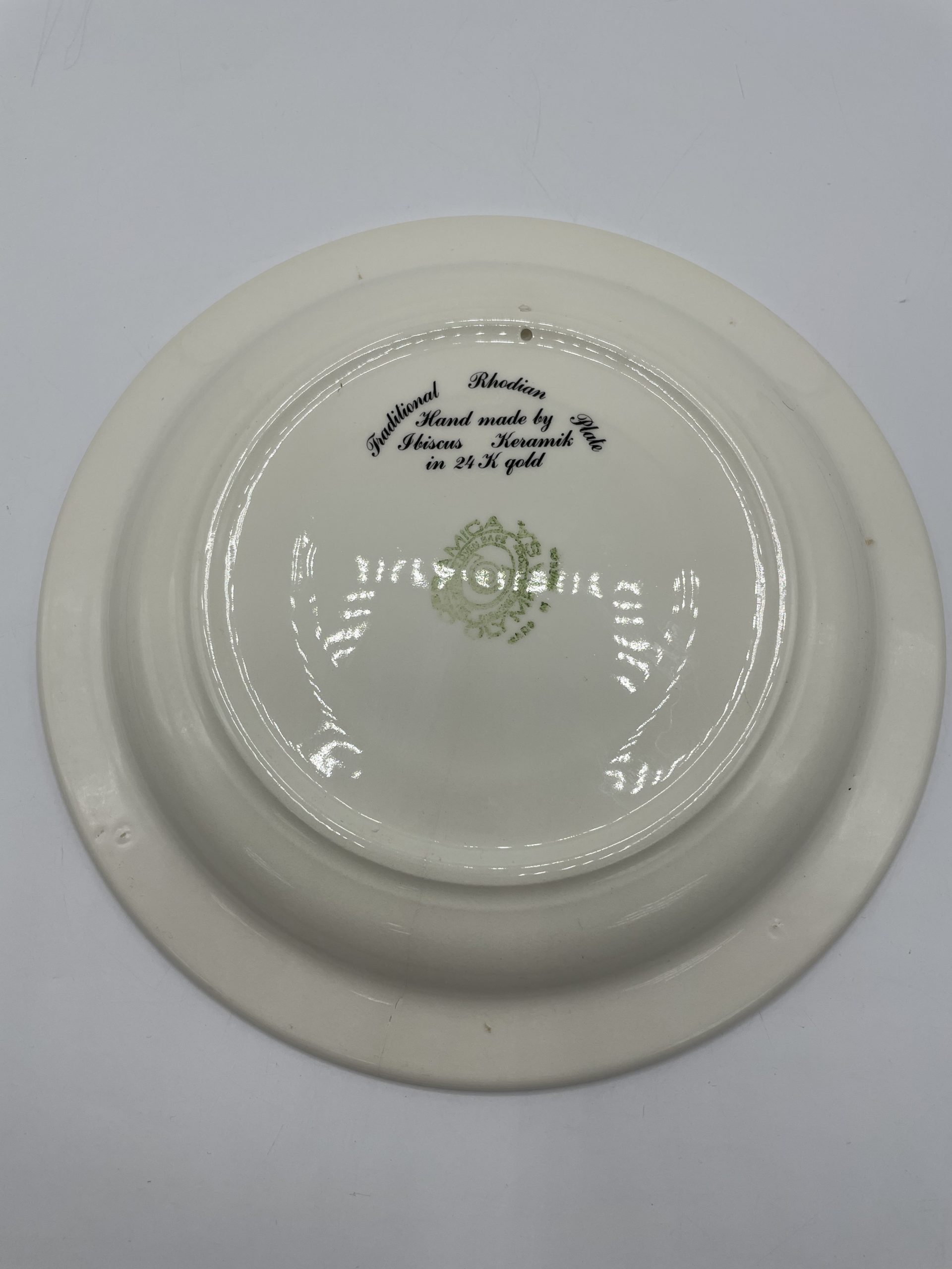 Assiette céramique collection Ceramica Olympia 24k or – Image 4