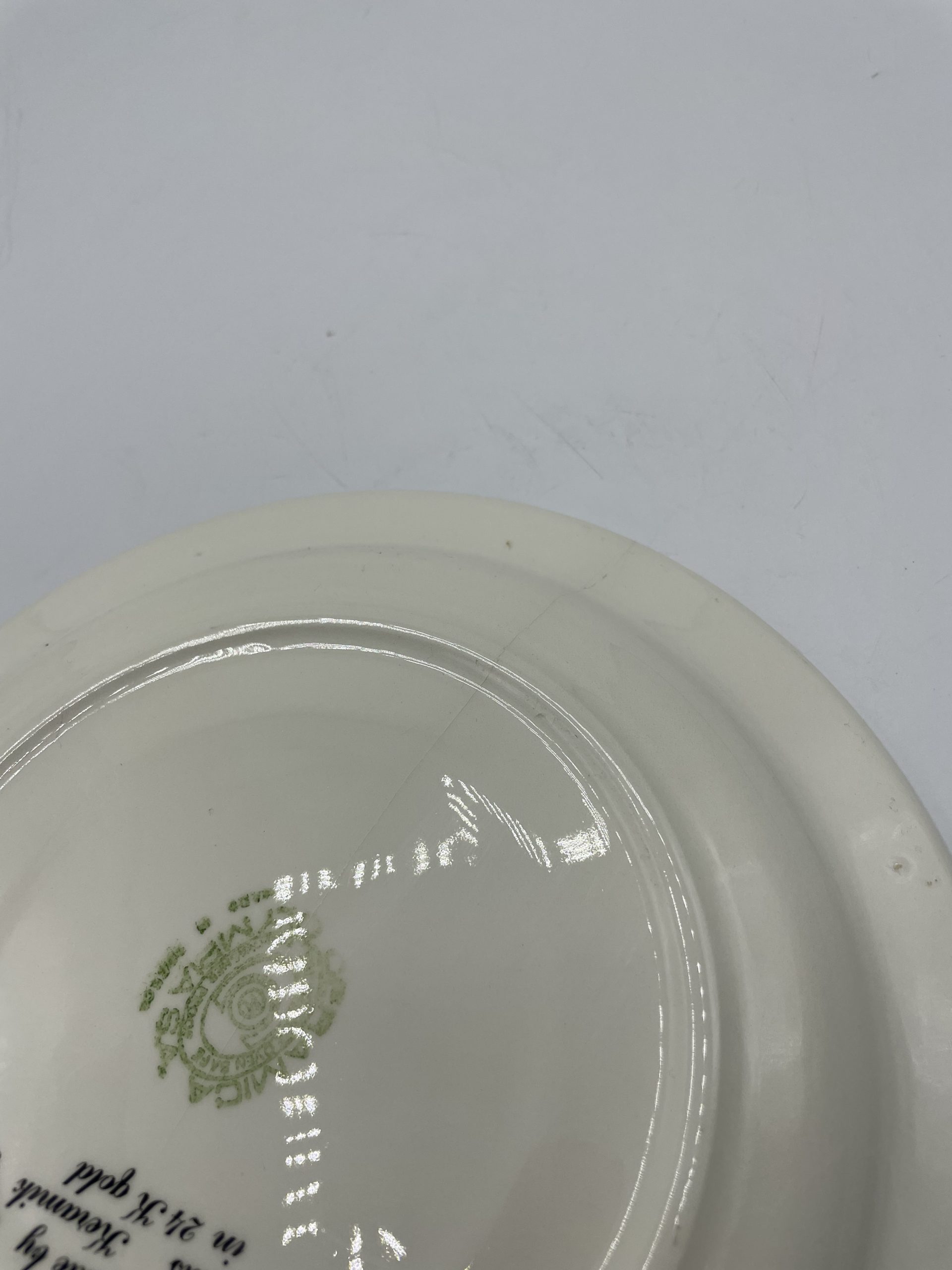 Assiette céramique collection Ceramica Olympia 24k or – Image 2