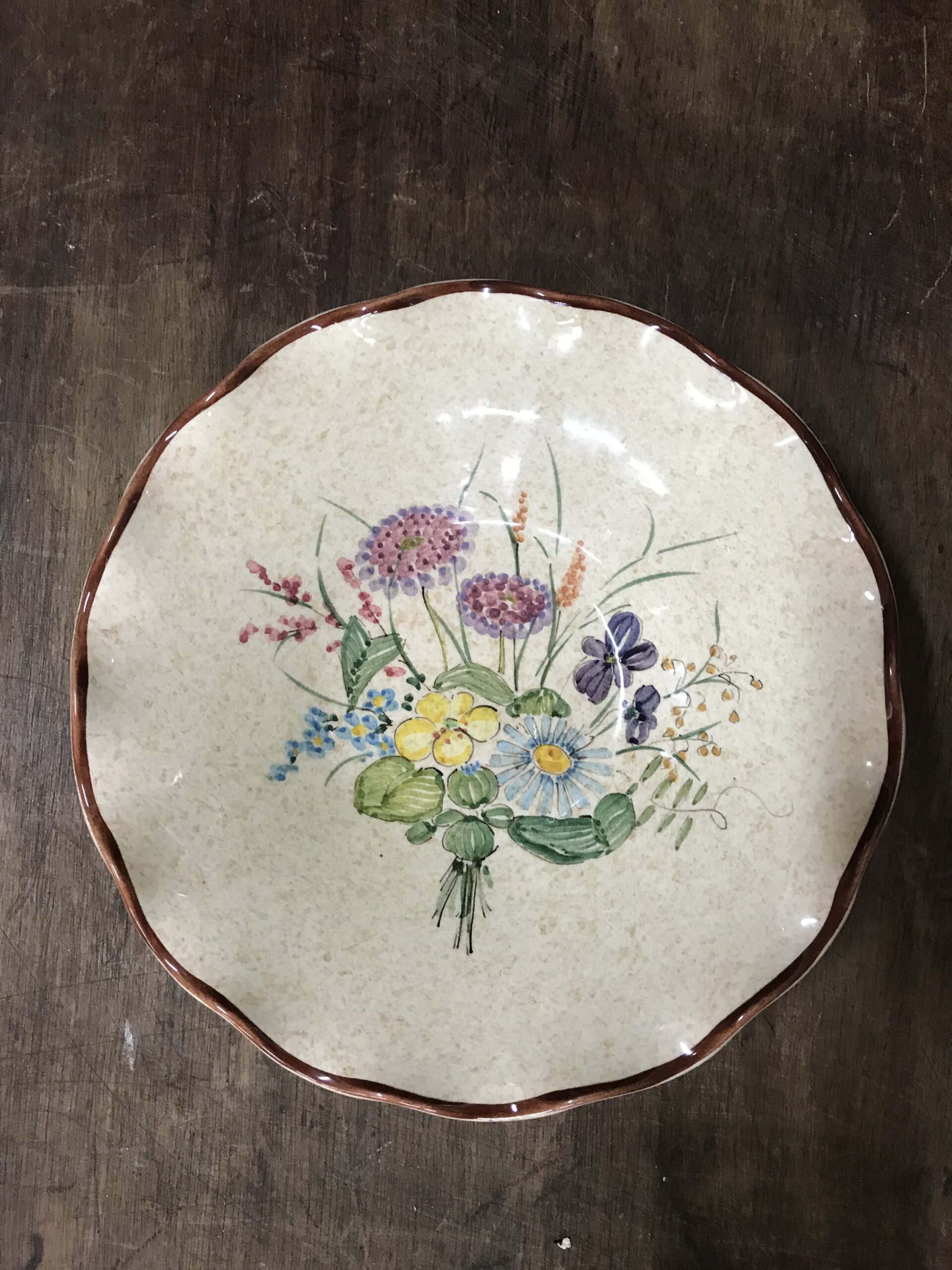 Coupelle Villeroy et Boch fleurie