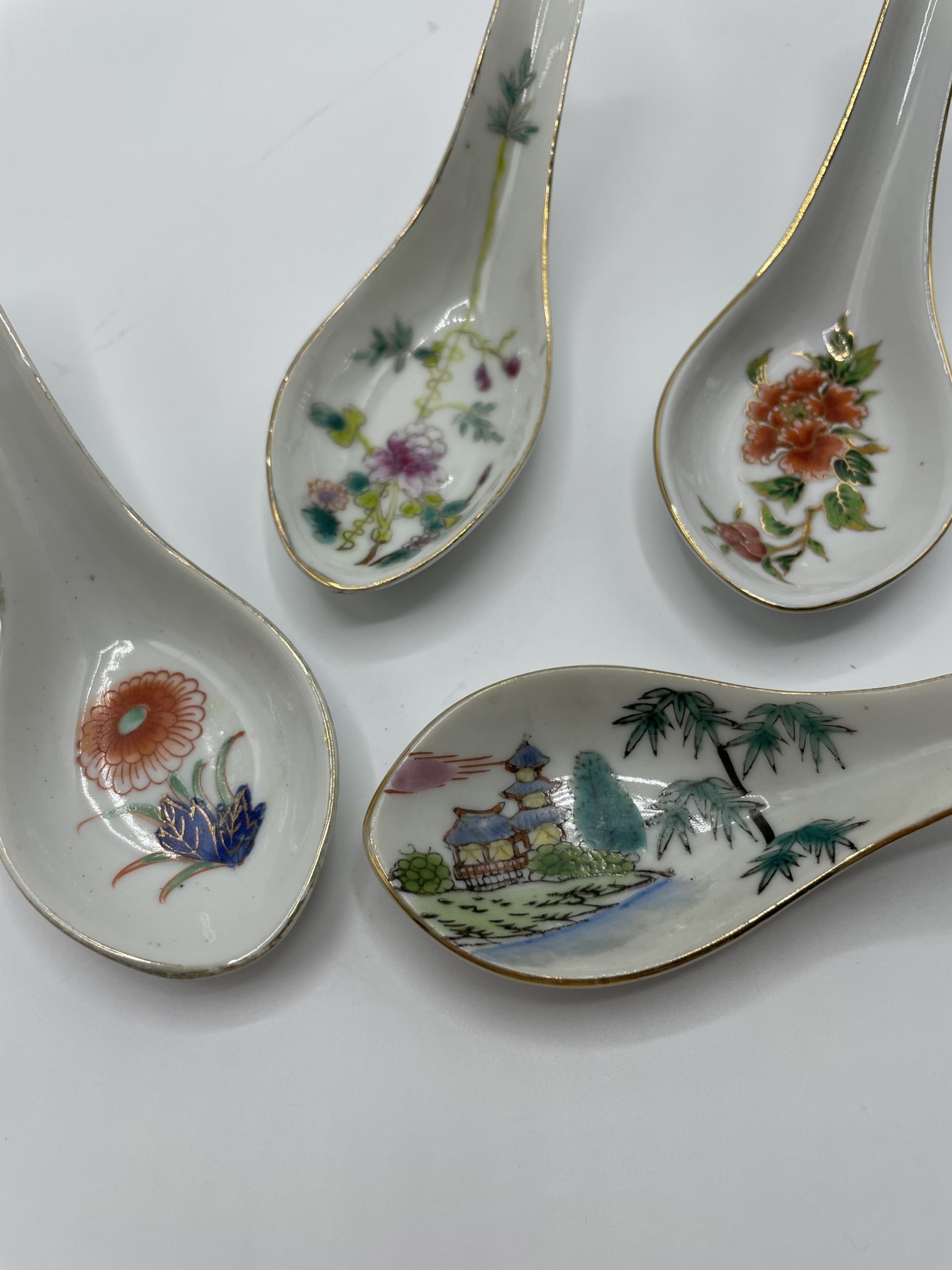 Lot de 4 cuillères à soupe chinoises – Image 2