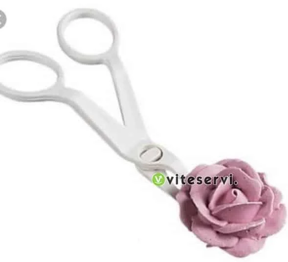 Ciseaux à fleurs pour pâtisserie, transfert de crème glacée, outils de modélisation de gâteau fondant, outil de décalage de décoration de gâteau – Image 2