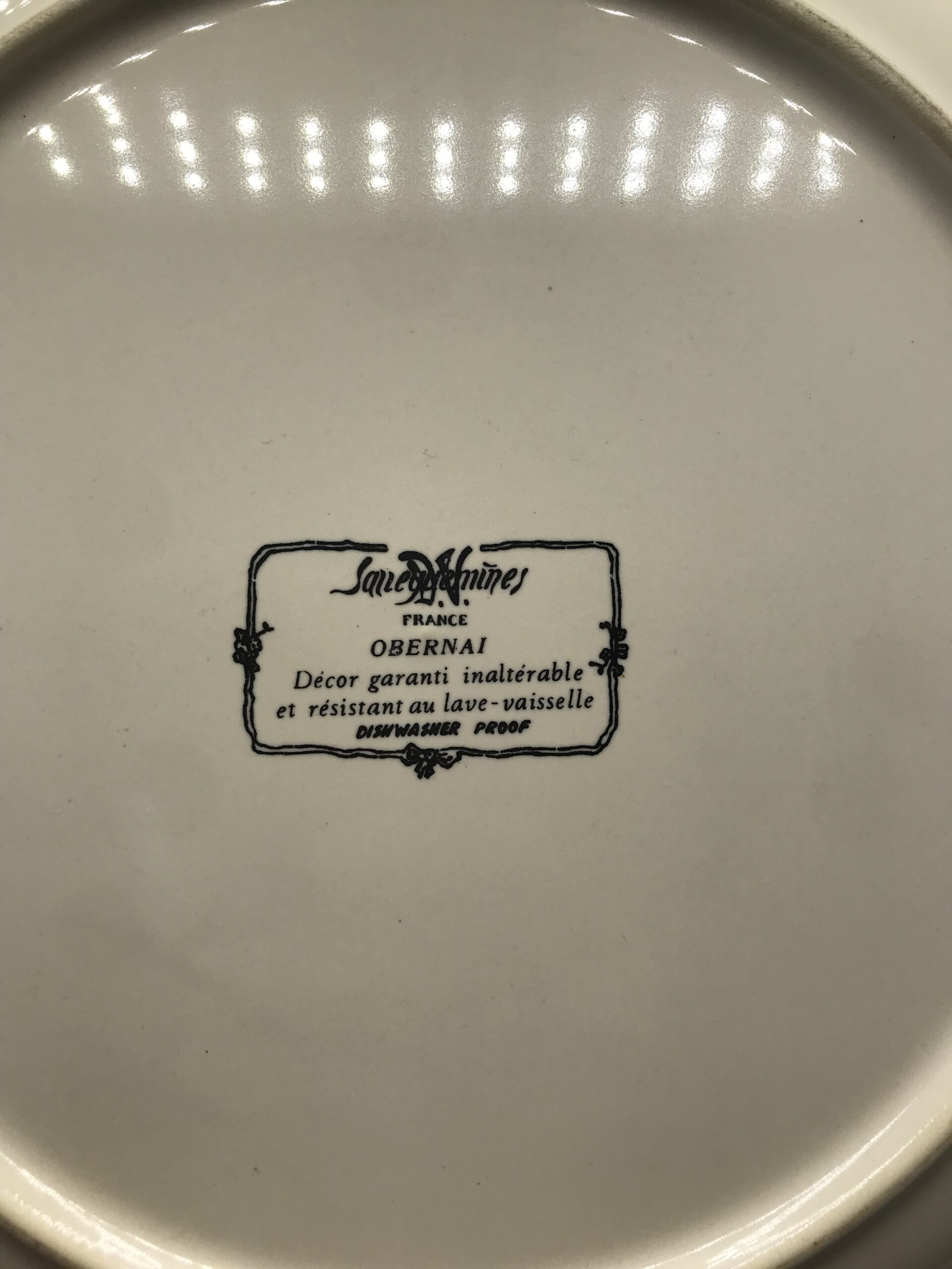 Grand plat Obernai Sarreguemines – Image 3