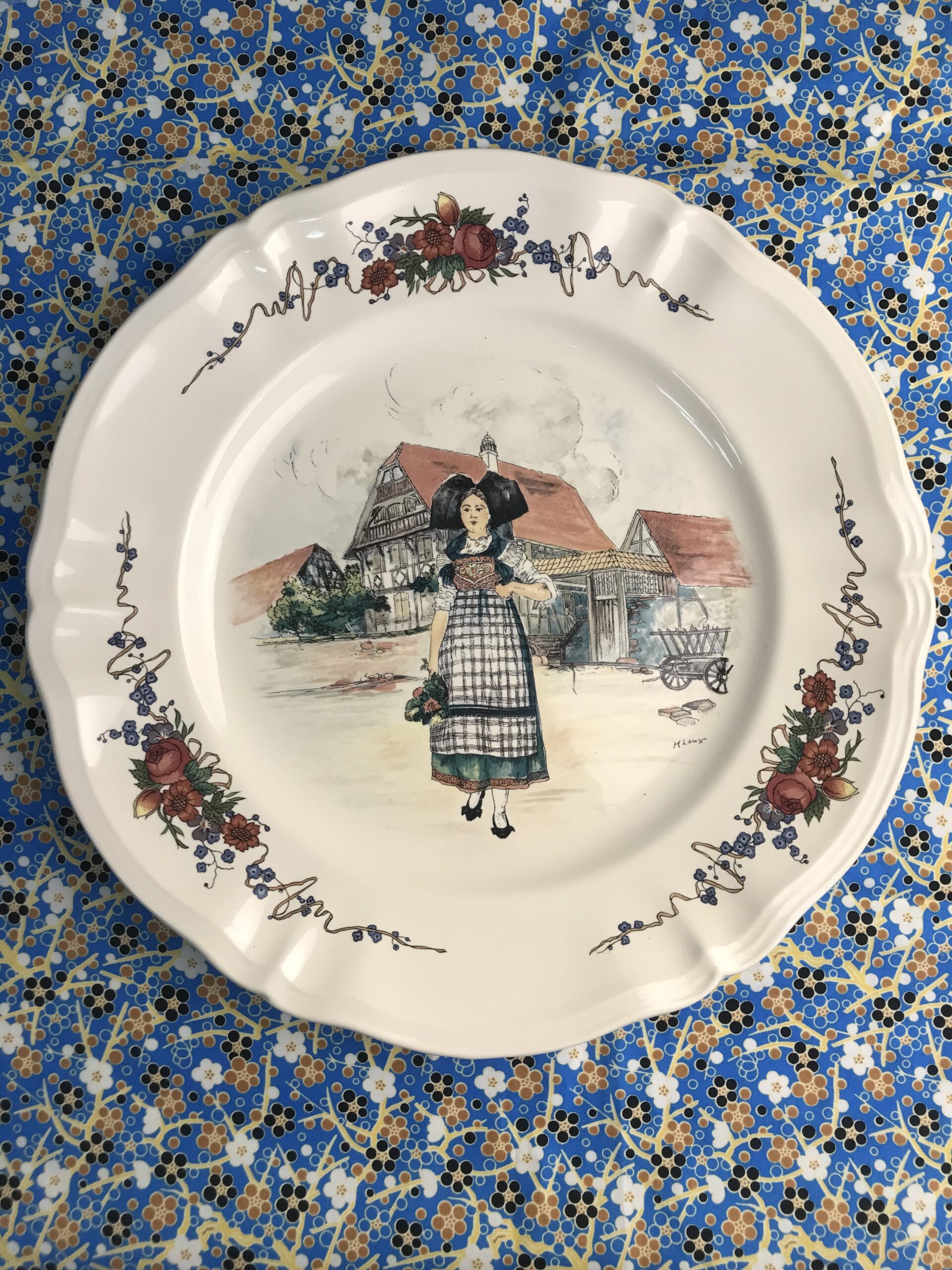 Grand plat Obernai Sarreguemines