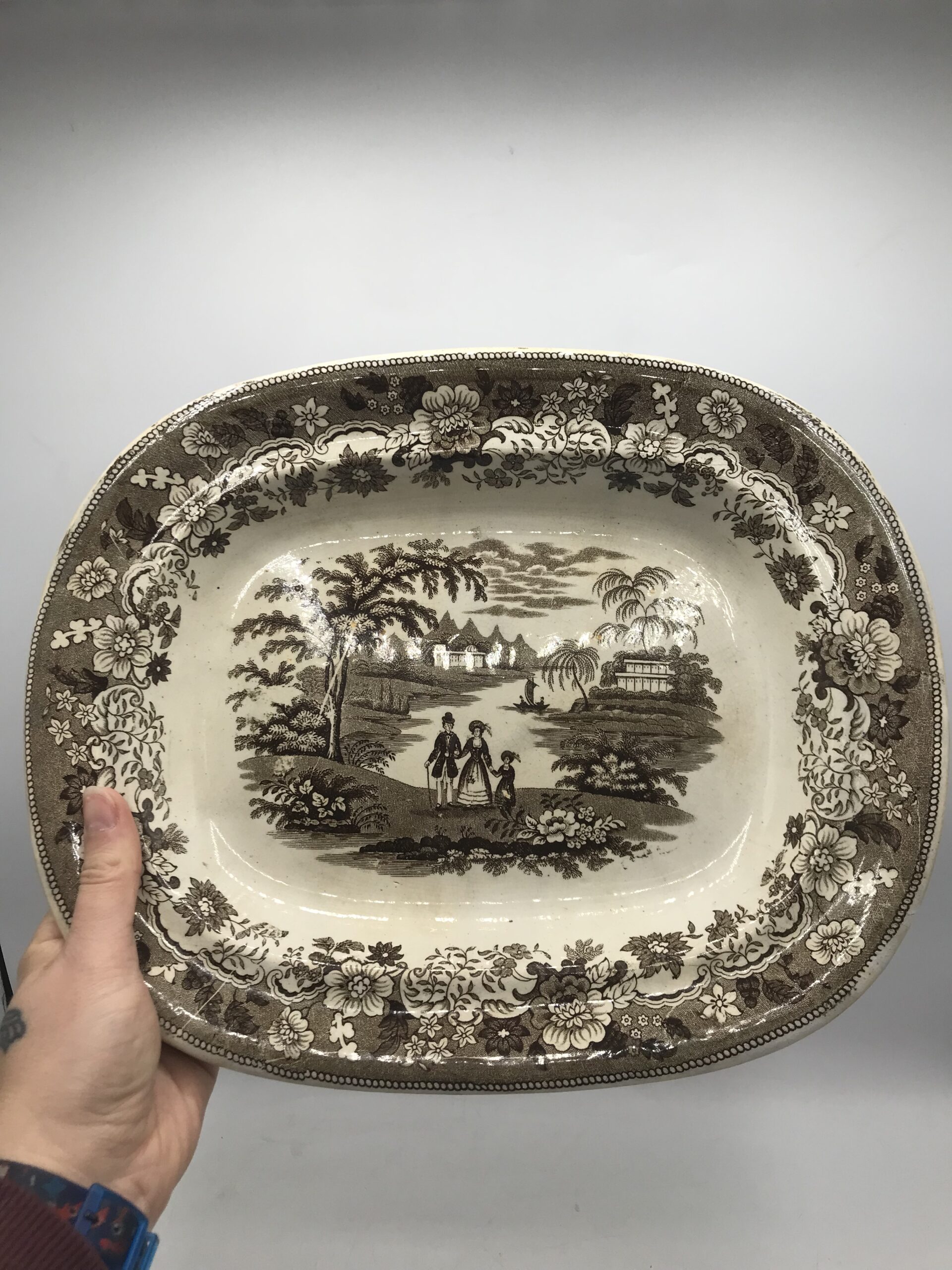 Duo de plats Eton collège 1850 – Image 7