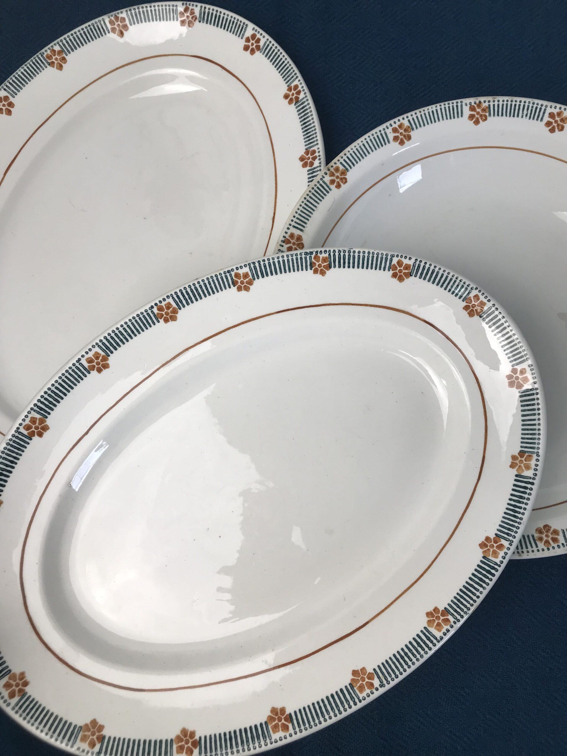 Lot de 3 plats Céranord « Parame »