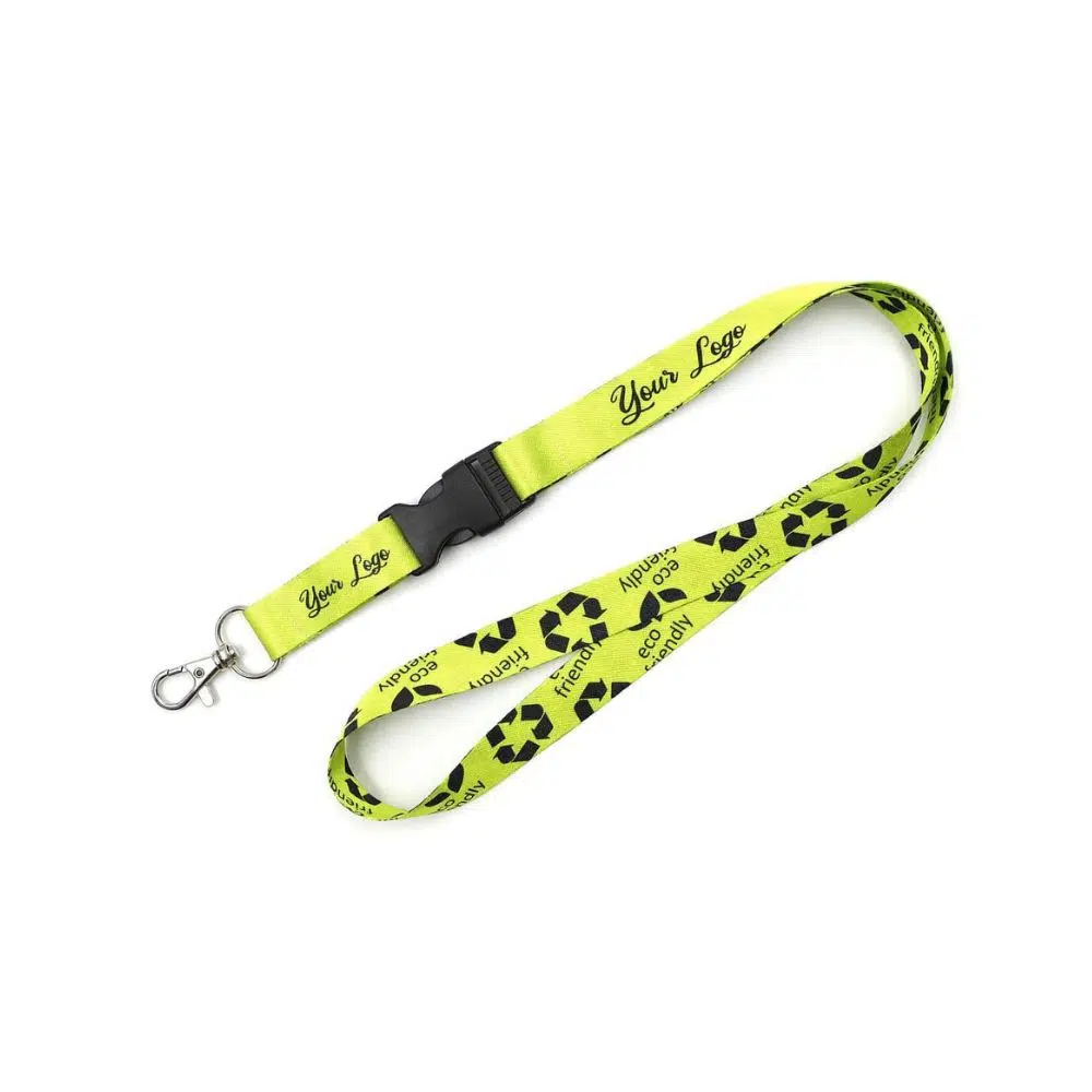 Tour de cou avec Attache Rapide – rPET 100%