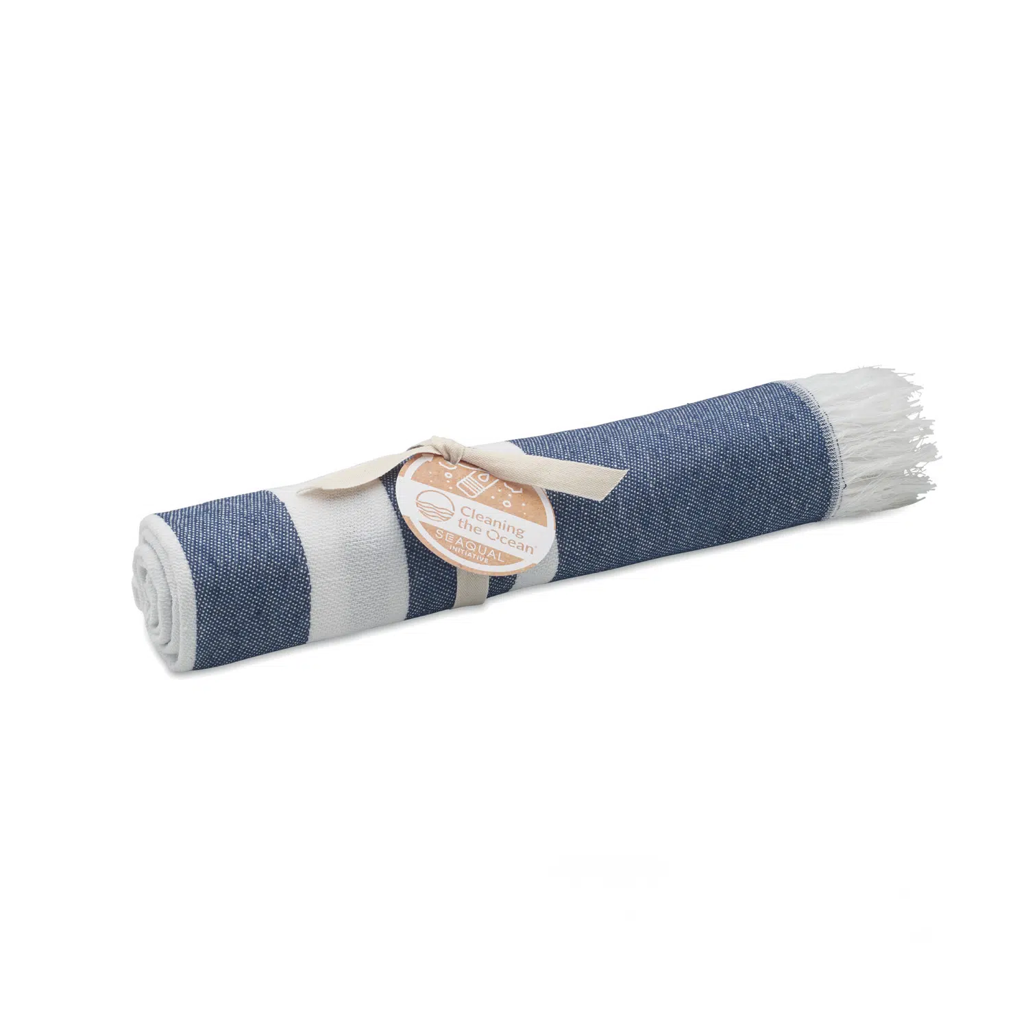 Fouta en Coton et Polyester Seaqual recyclés – Image 2