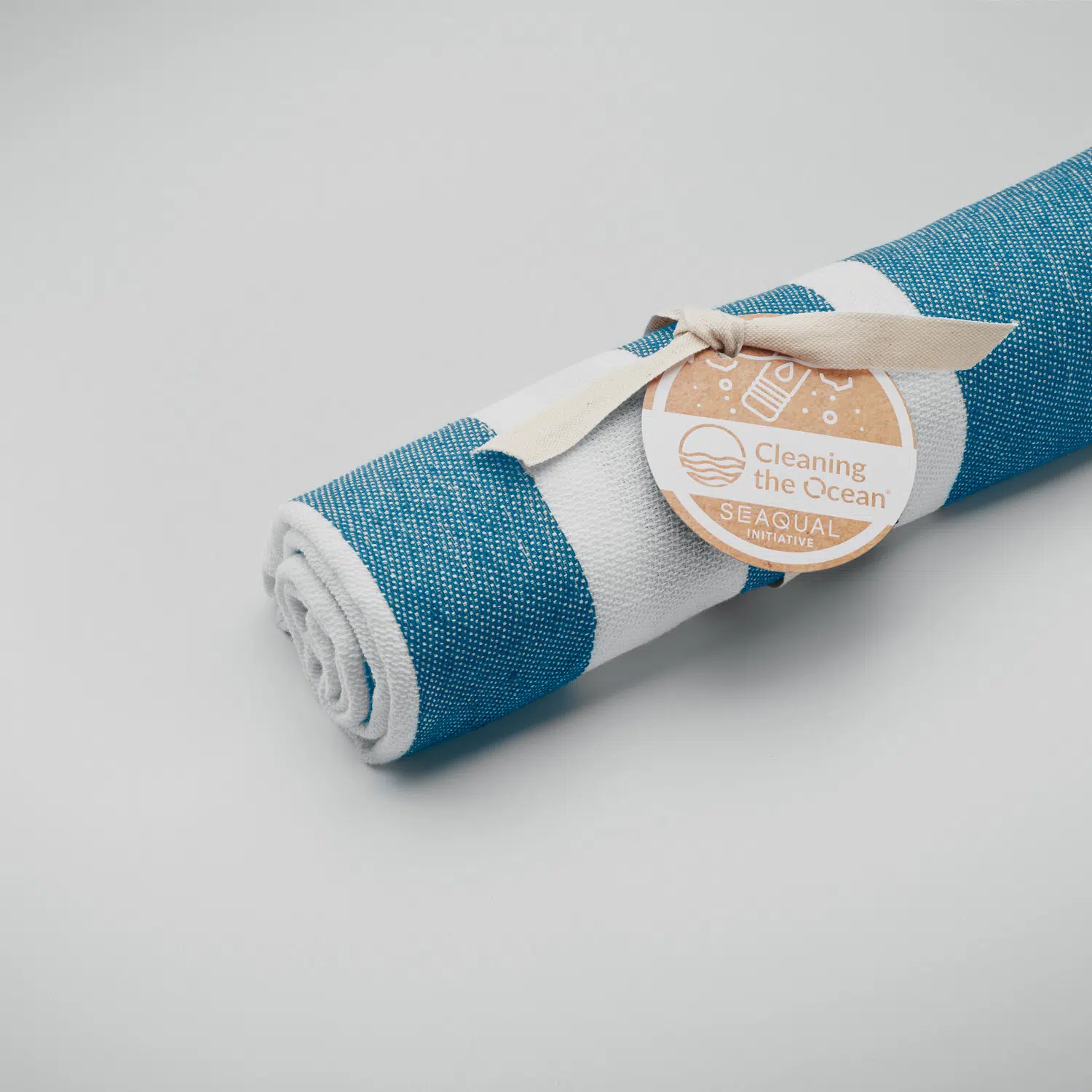 Fouta en Coton et Polyester Seaqual recyclés – Image 5