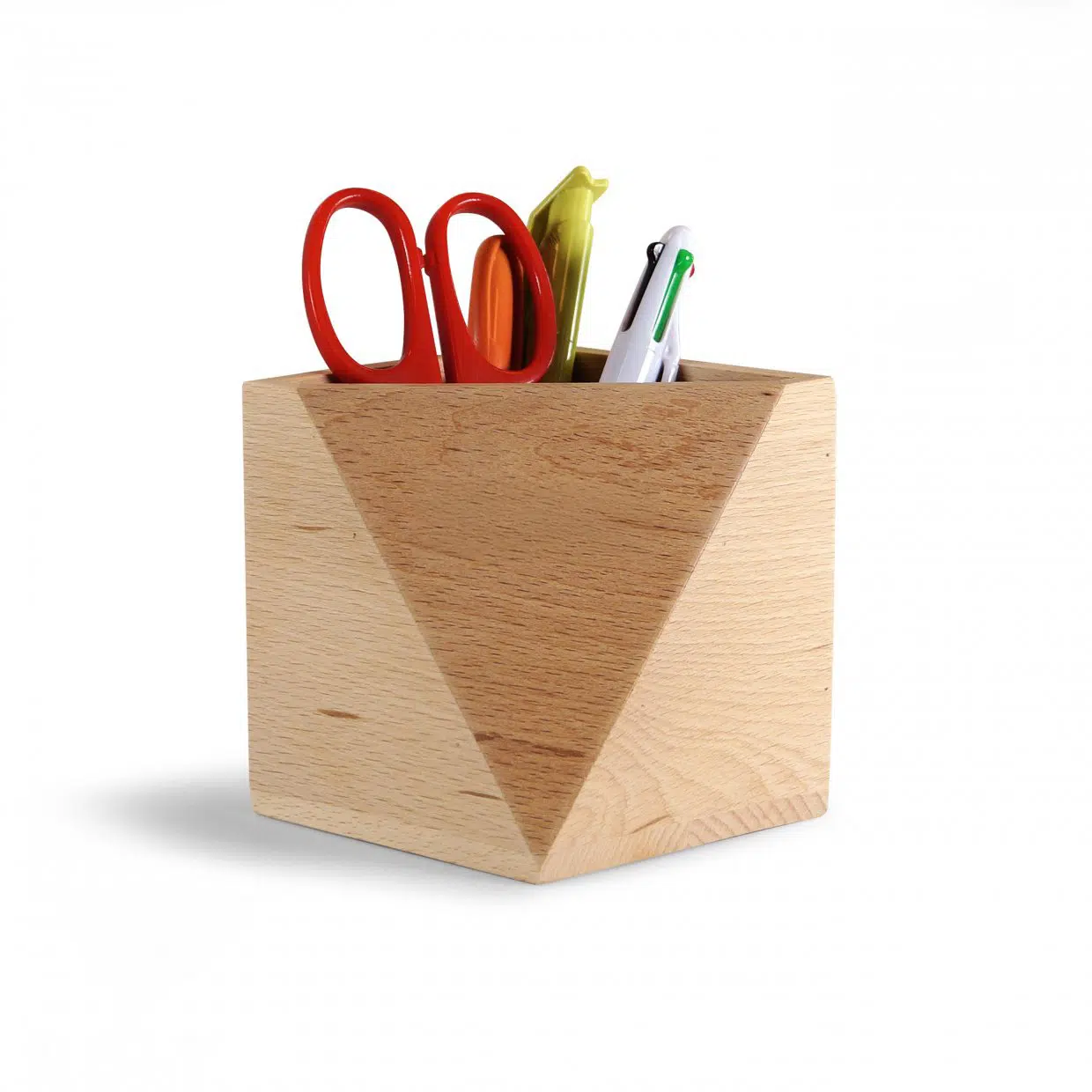 Pot à crayons personnalisable en bois de hêtre – Image 6