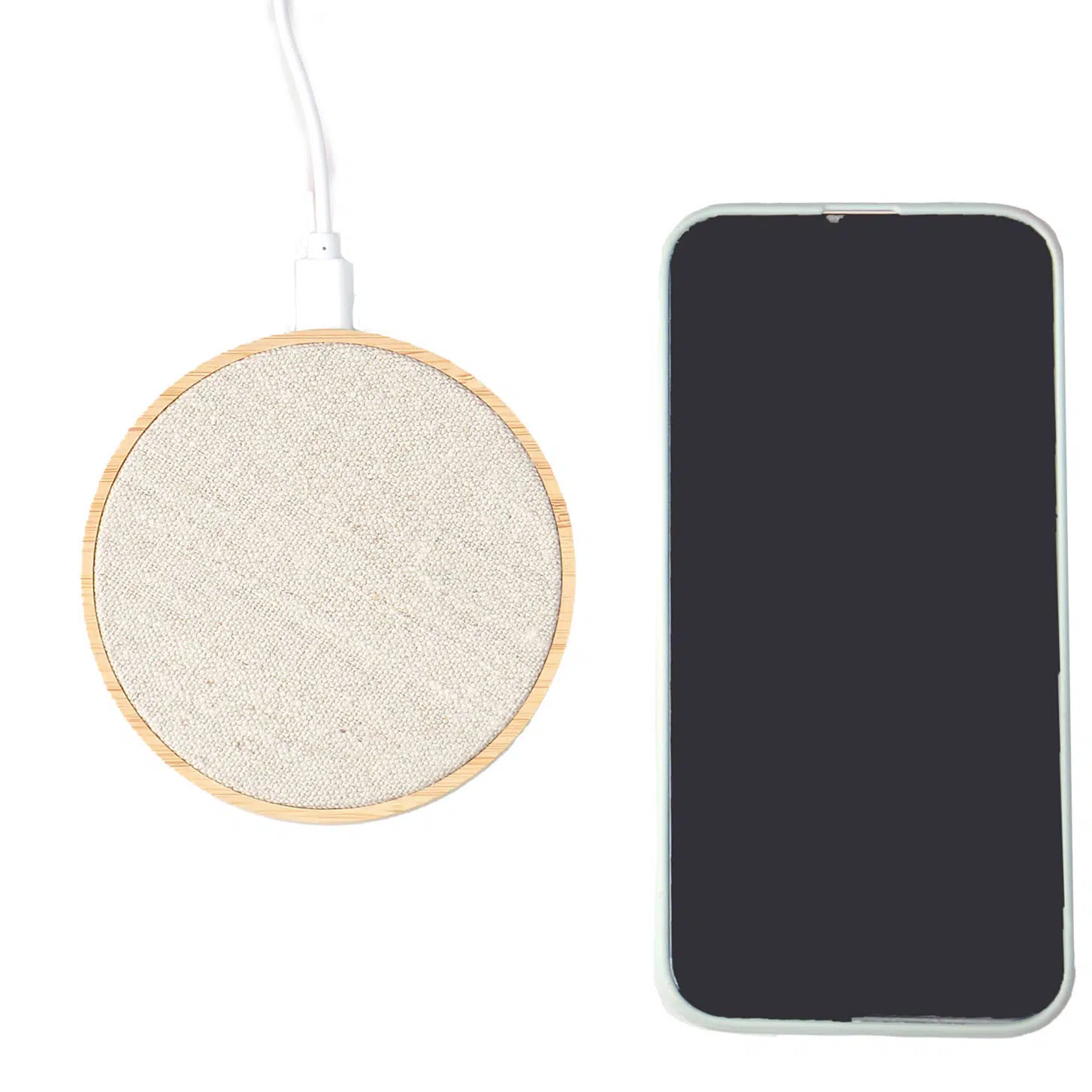 Chargeur à induction 15W – bambou et chanvre