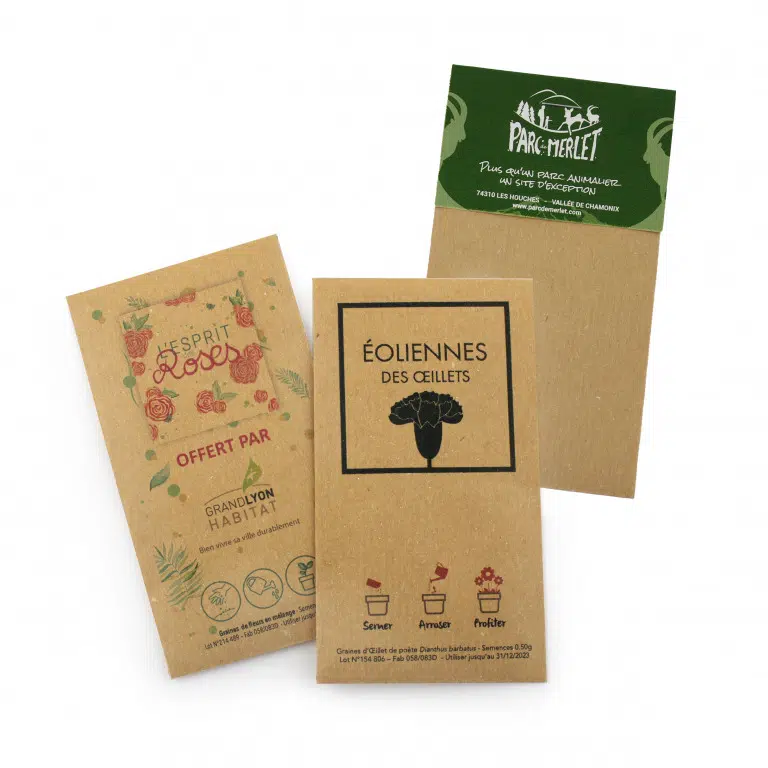 Sachet de Graines – Papier Kraft